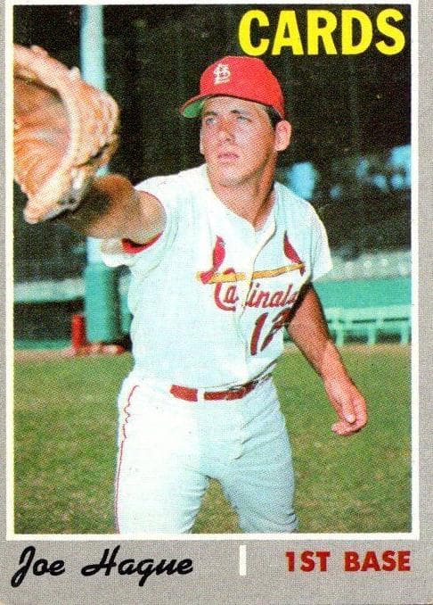 Joe Hague 1970 topps Topps