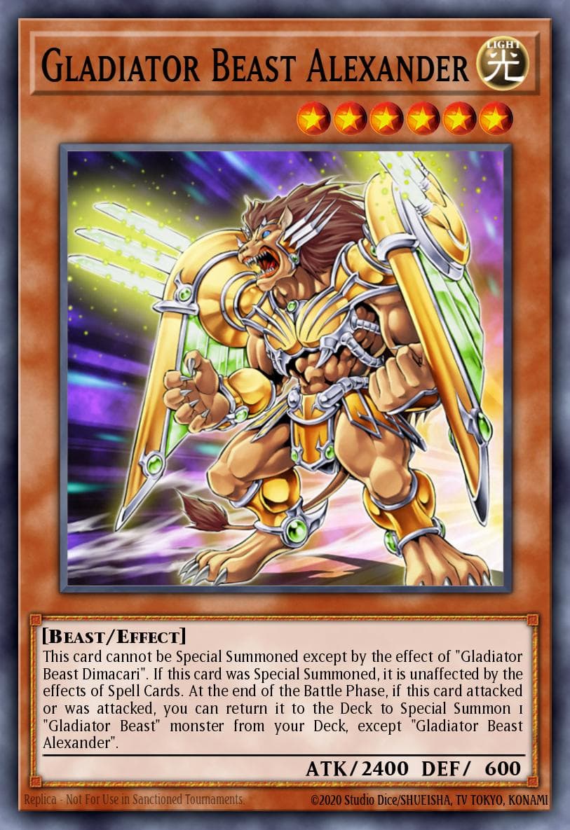 Gladiator Beast Alexander 2007 Yu-Gi-Oh! Gladiator's Assault