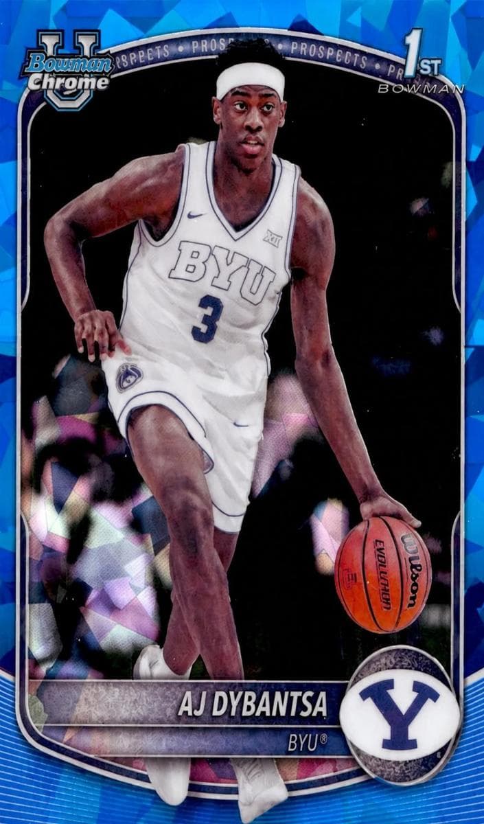 AJ Dybantsa 2025 bowman Bowman Sapphire