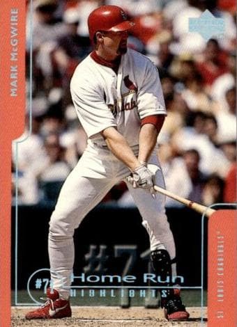 Mark McGwire 1999 upper-deck Upper Deck Challengers for 70