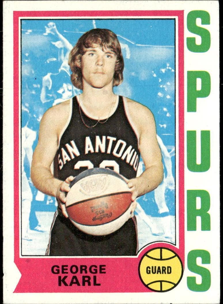 George Karl 1974 topps Topps