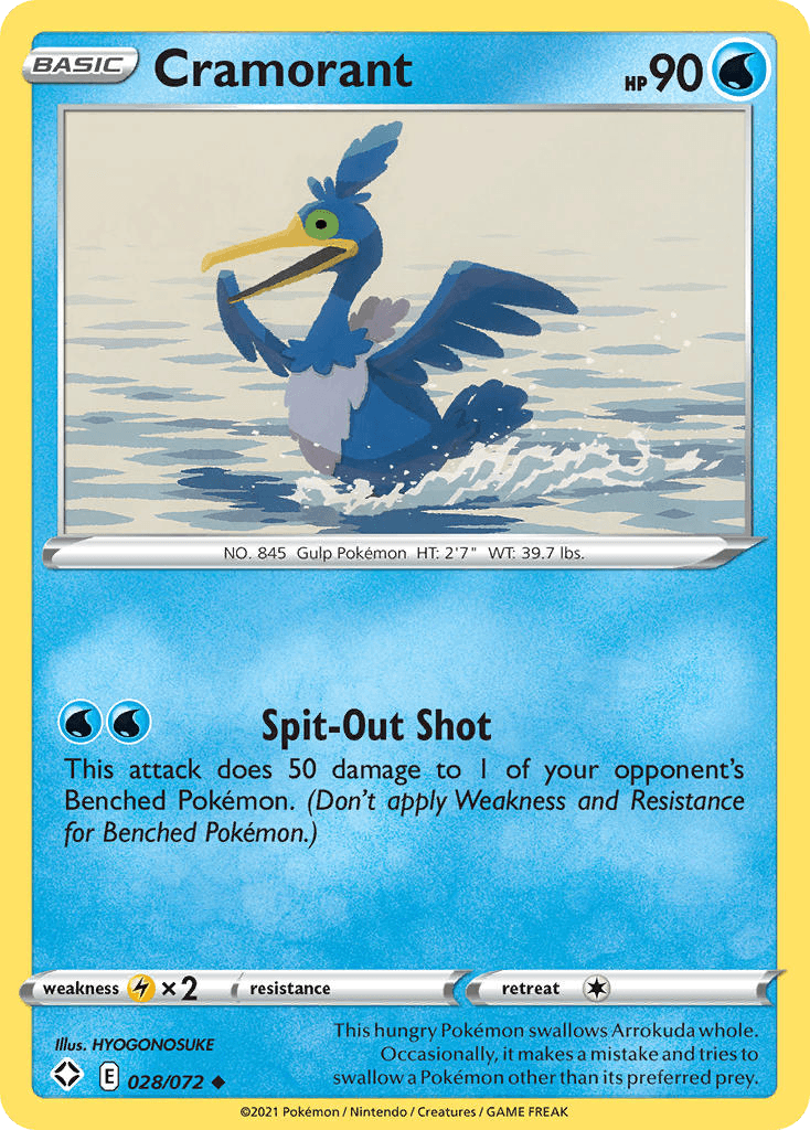 Cramorant 2021 Pokemon Shining Fates