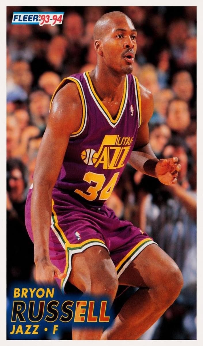 Bryon Russell 1993 fleer Fleer