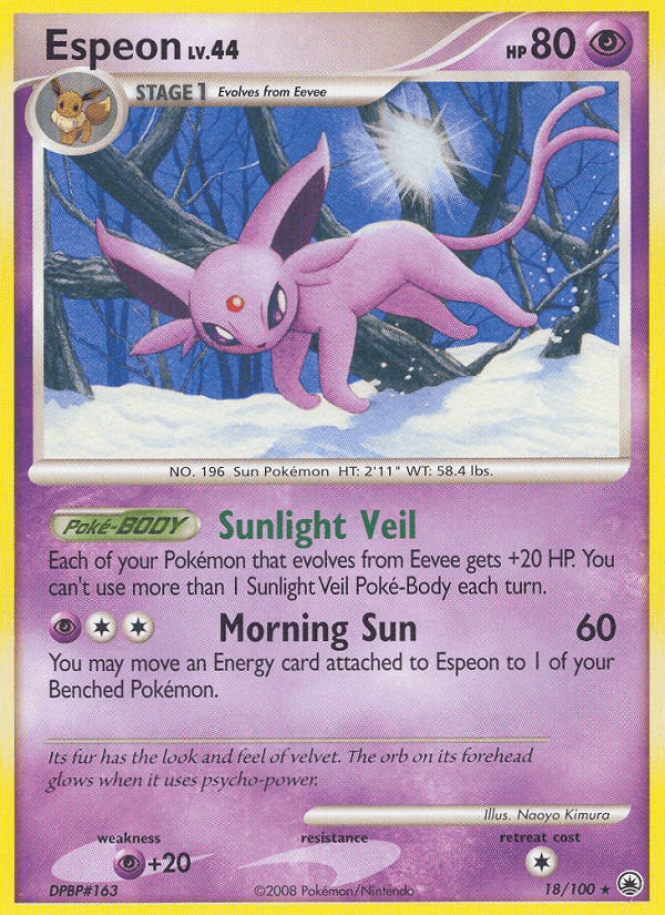 Espeon 2008 Pokemon Majestic Dawn