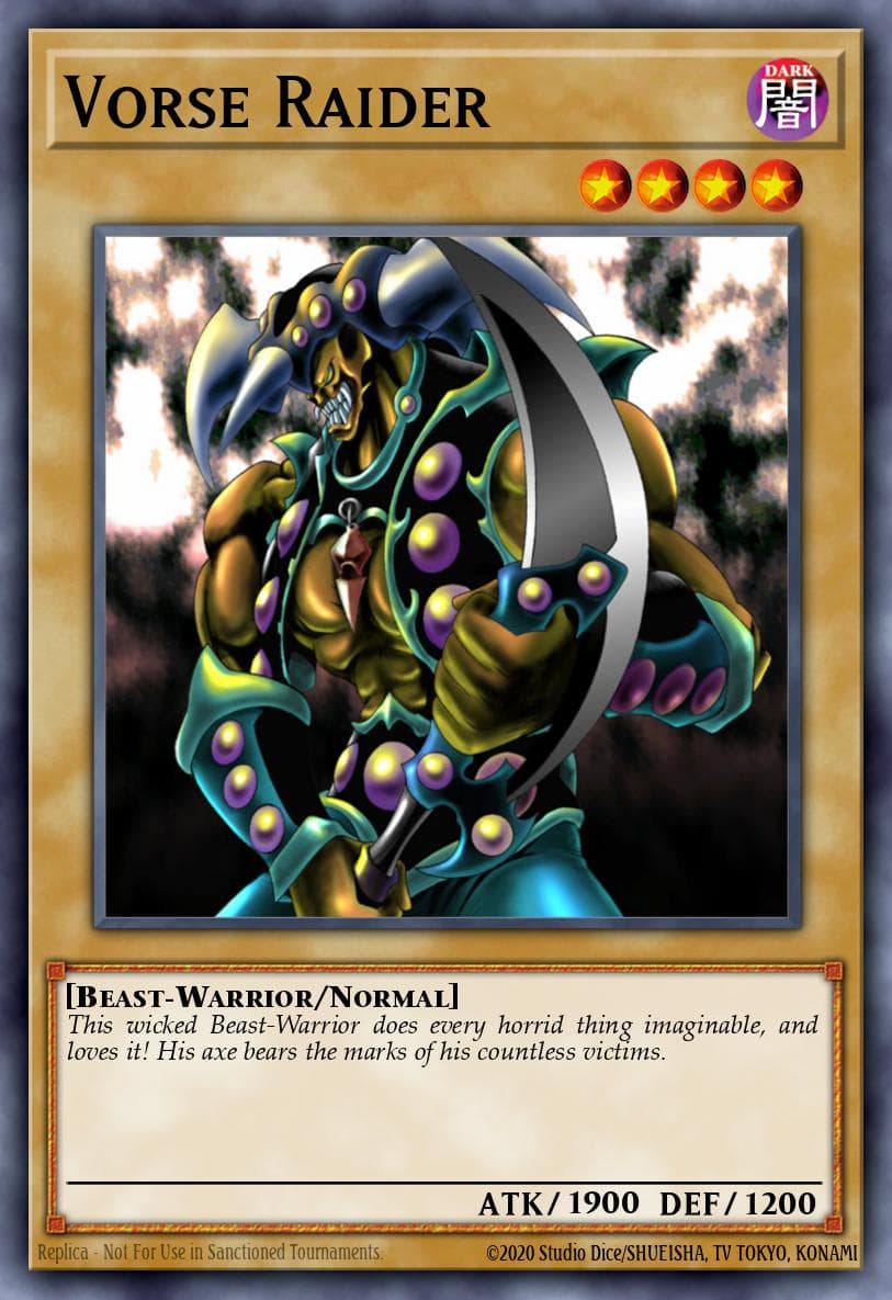 Vorse Raider 2005 Yu-Gi-Oh!