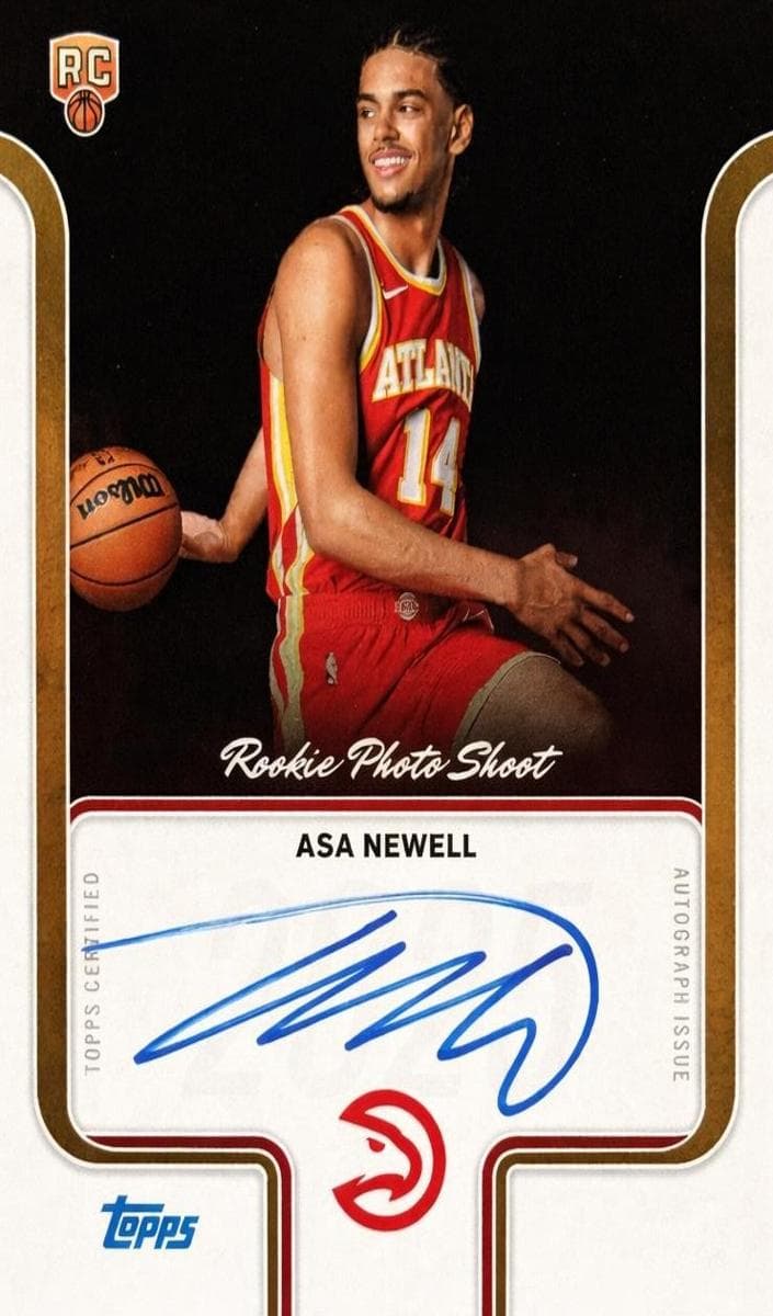 Asa Newell 2025 topps Topps