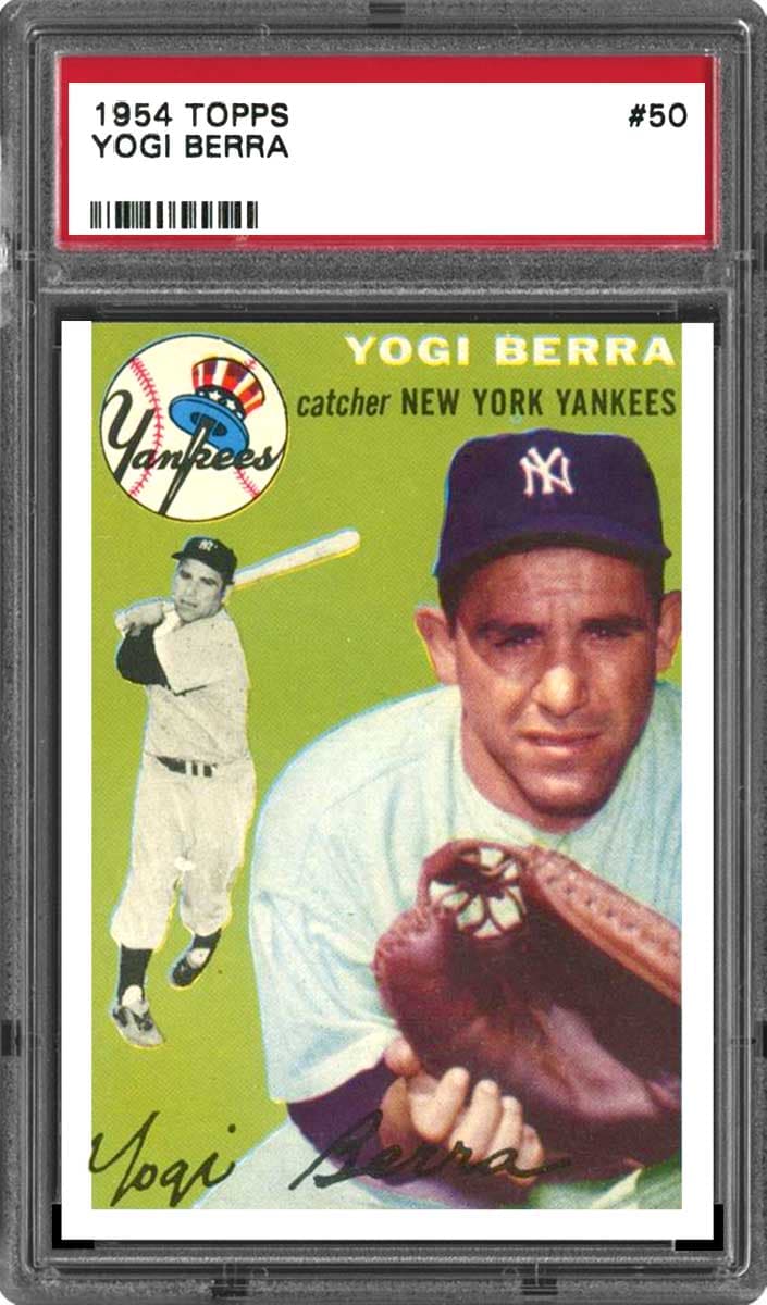 Yogi Berra 1954 topps Topps Canadian