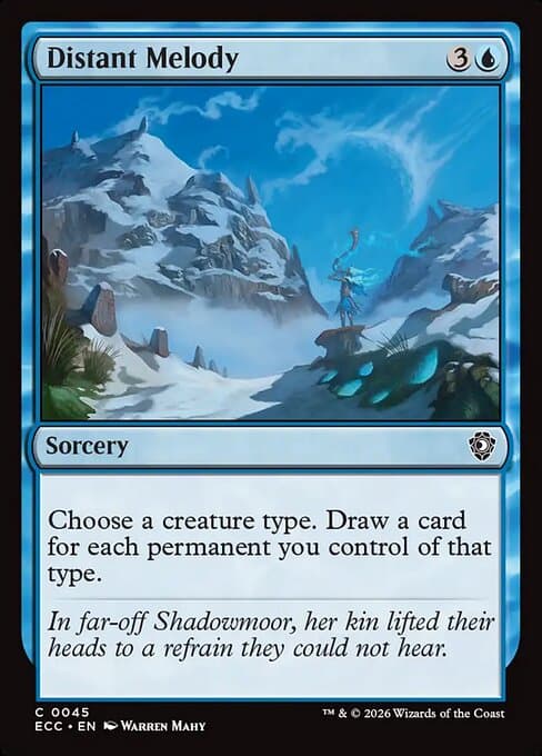 Distant Melody 2026 Magic: The Gathering Lorwyn Eclipsed Commander