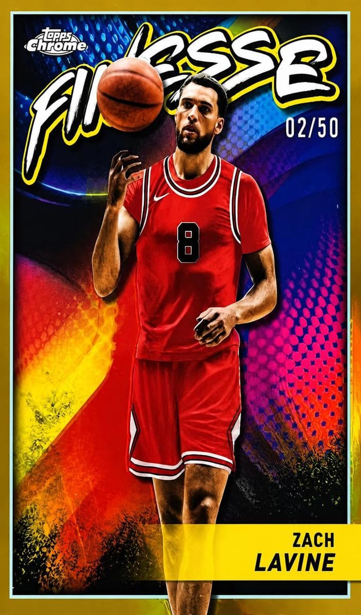 Zach Lavine 2023 topps Topps Chrome