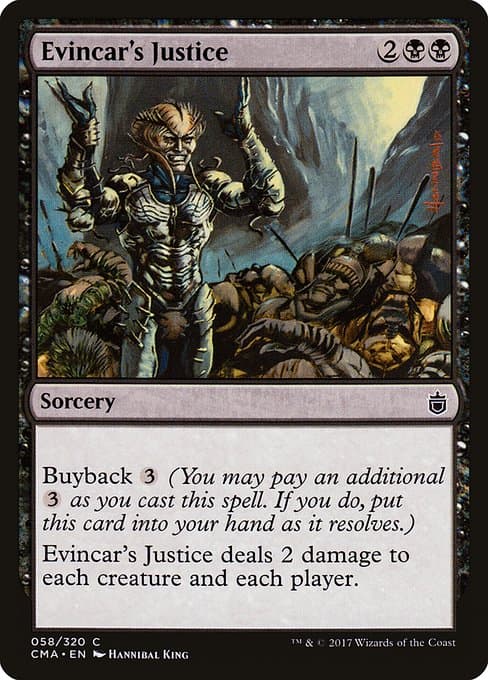 Evincar's Justice 2017 Magic: The Gathering