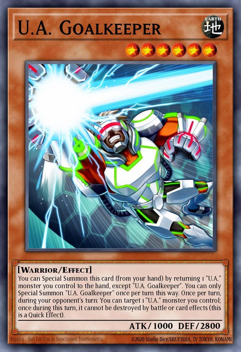 U.A. Goalkeeper 2014 Yu-Gi-Oh! The New Challengers