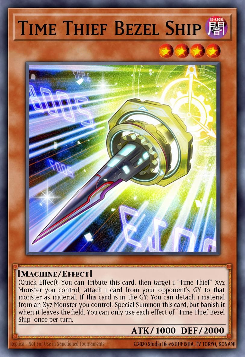 Time Thief Bezel Ship 2021 Yu-Gi-Oh! Ghosts From the Past