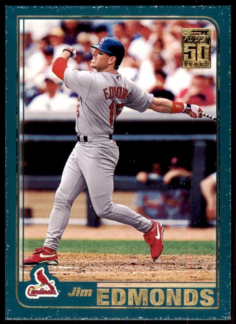 Jim Edmonds 2001 topps Topps