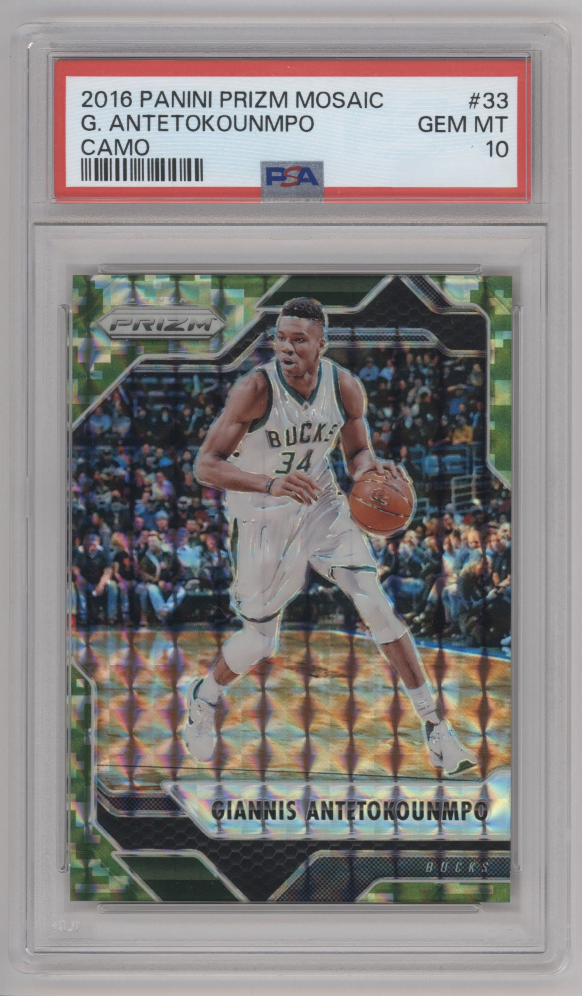 Giannis Antetokounmpo 2016 panini