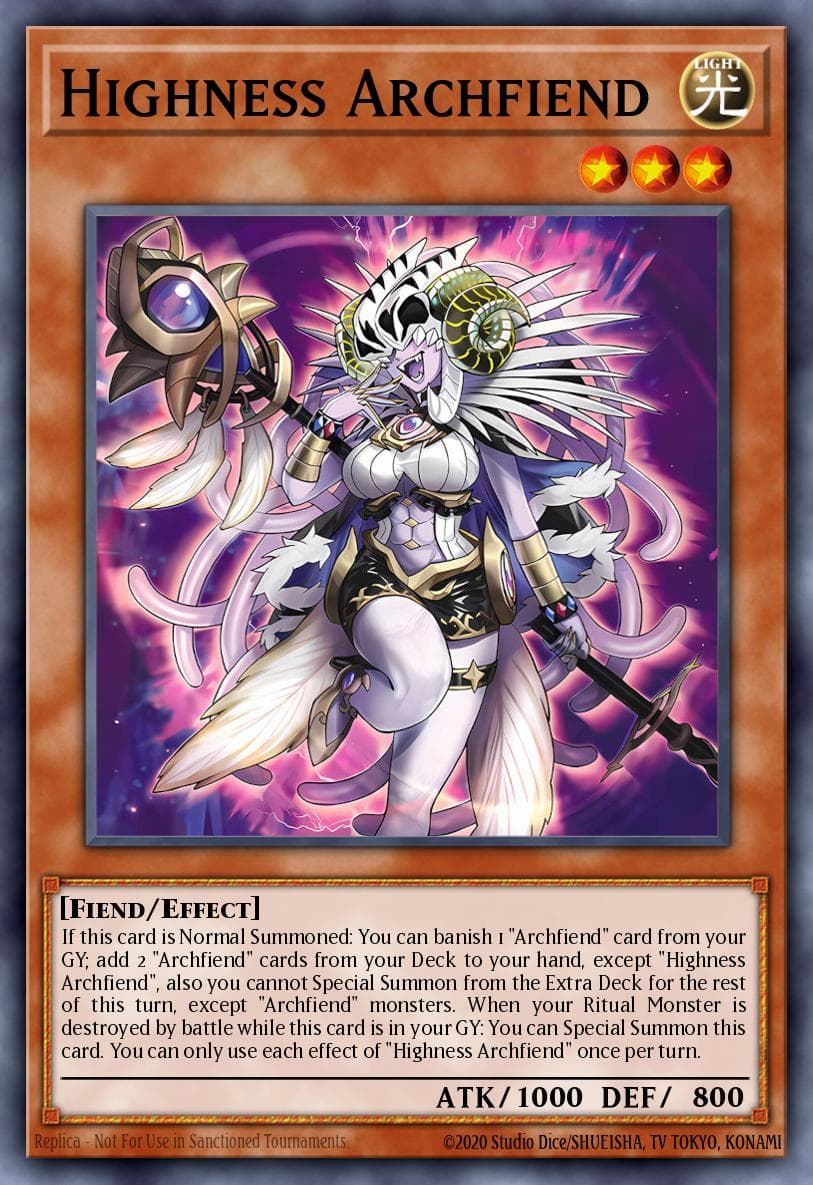 Highness Archfiend #BPRO-EN016