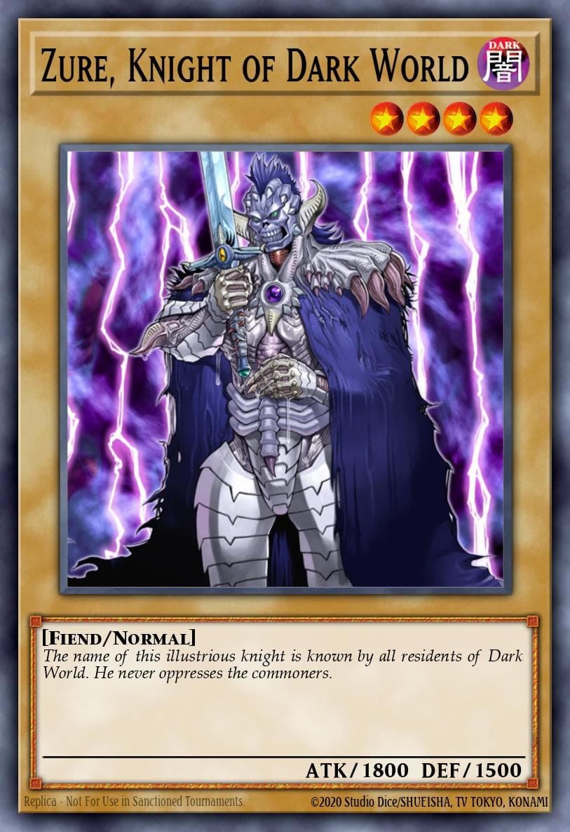 Zure, Knight of Dark World #SR13-EN016
