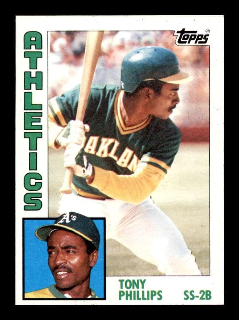 Tony Phillips trading card