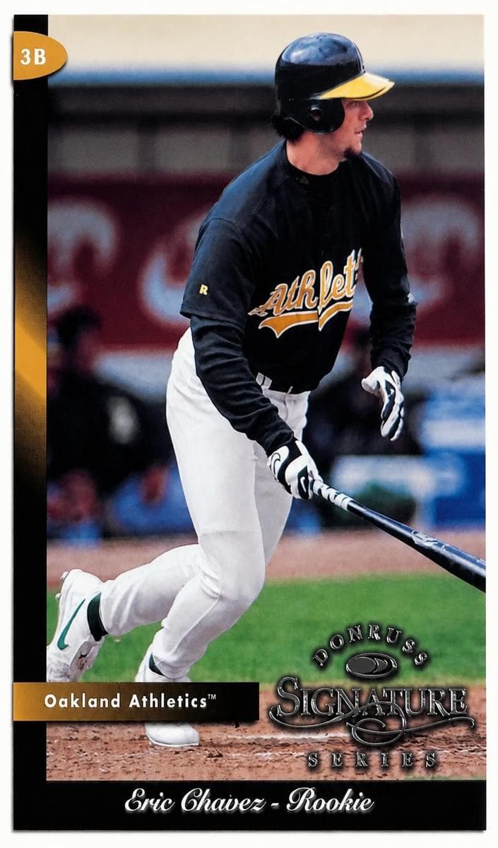Eric Chavez 1998 panini Donruss Signature