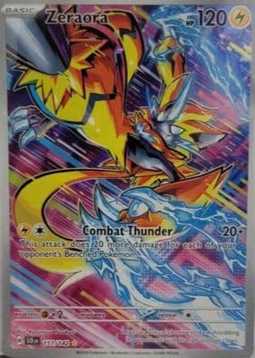 Zeraora trading card