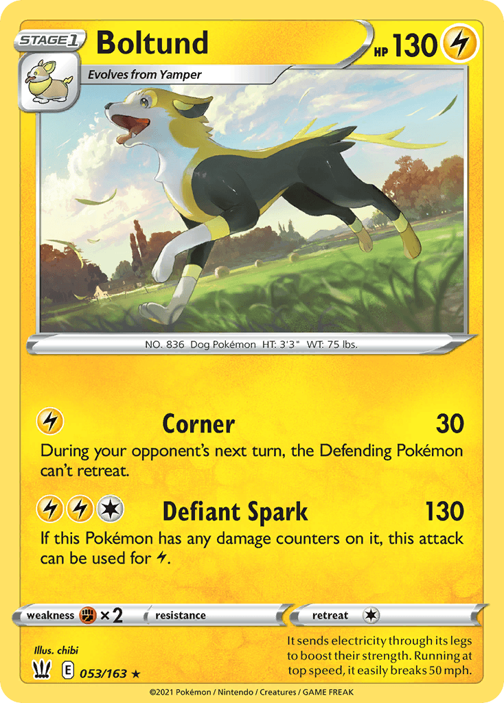 Boltund 2021 Pokemon Shining Fates