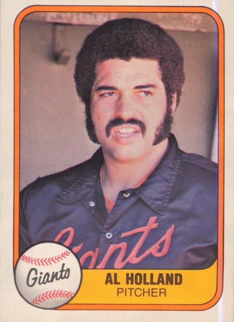 Al Holland 1981 fleer