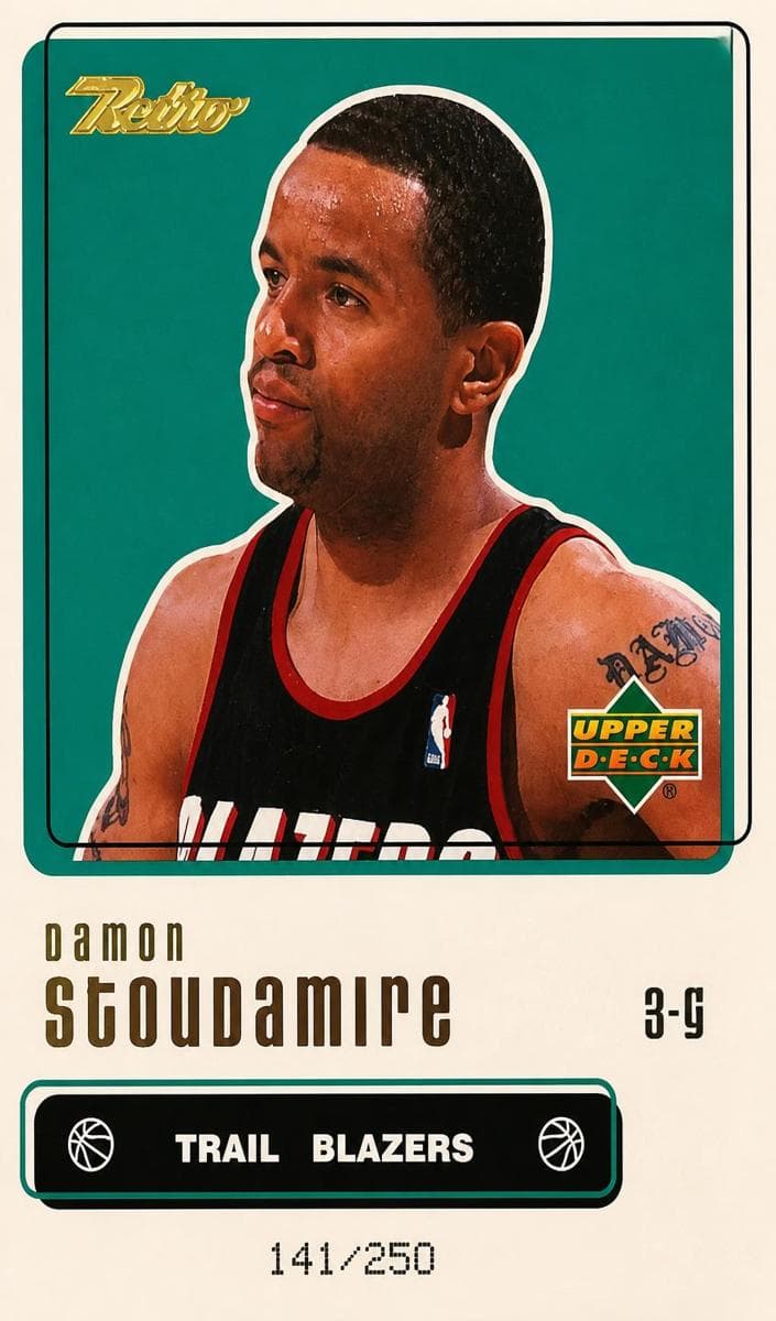 Damon Stoudamire 1999 upper-deck Retro