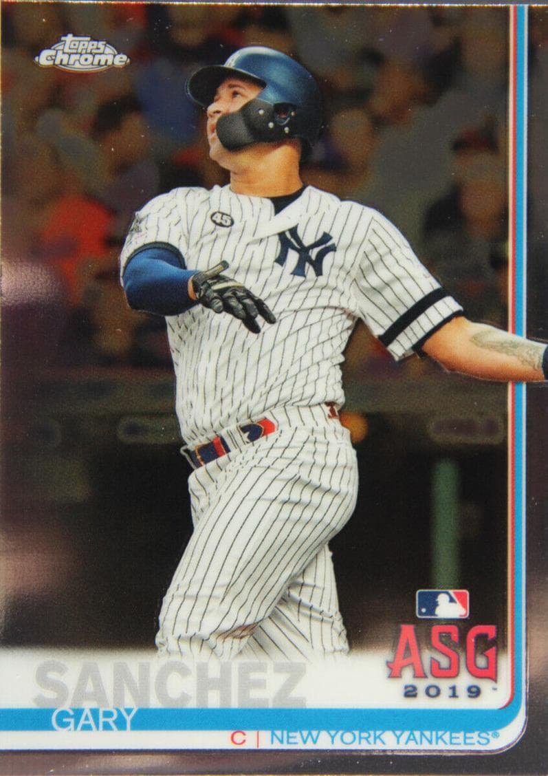 Gary Sanchez 2019 topps Topps Chrome Update
