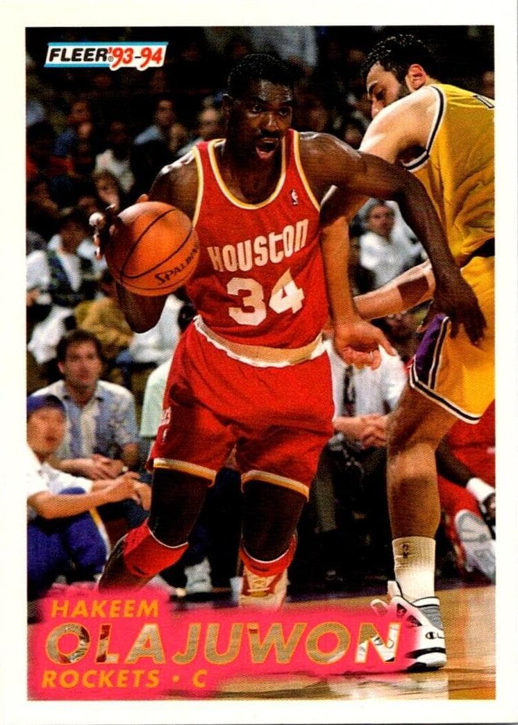 Hakeem Olajuwon 1993 fleer Fleer