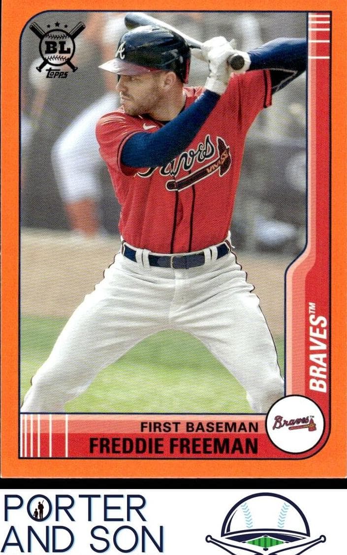 Freddie Freeman 2021 bowman Bowman