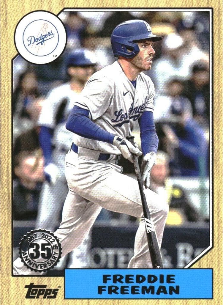 Freddie Freeman 2022 topps Topps Update