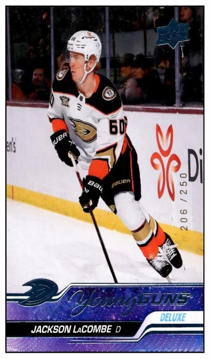 Jackson LaCombe 2023 Upper Deck rookie card