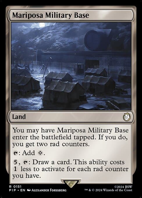 Mariposa Military Base 2024 Magic: The Gathering Fallout