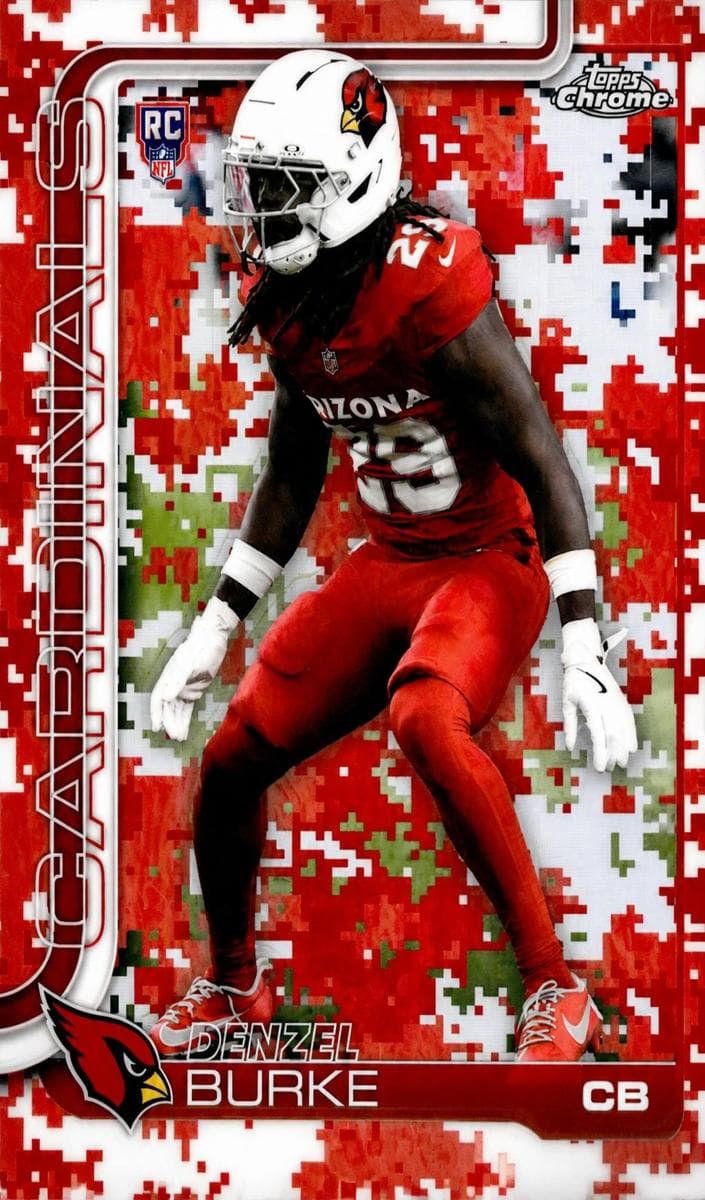 Denzel Burke trading card