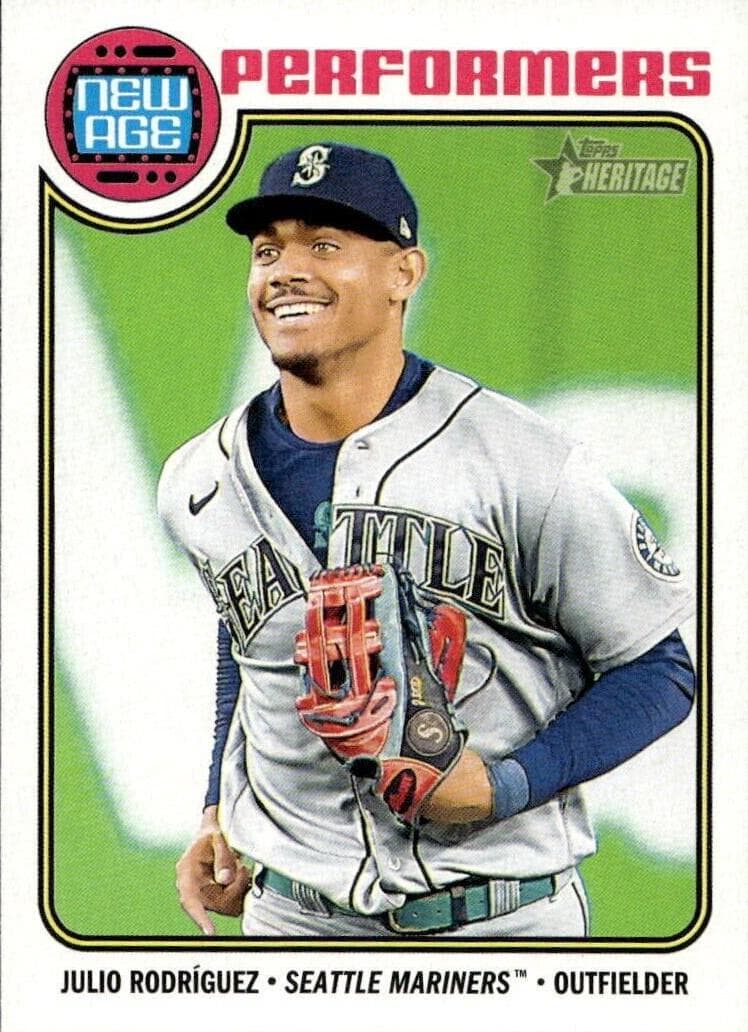Julio Rodríguez 2023 topps Topps Heritage