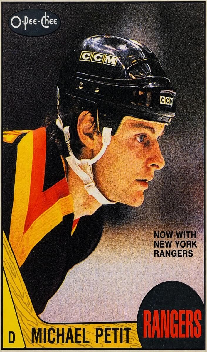 Michel Petit trading card