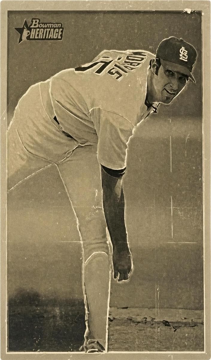 Matt Morris 2001 bowman Heritage Chrome