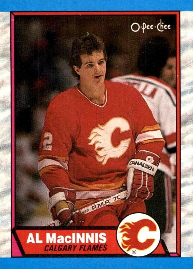 Al MacInnis 1989 topps O-Pee-Chee