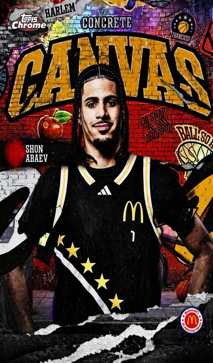 Shon Abaev 2025 topps Topps Chrome McDonald's All American