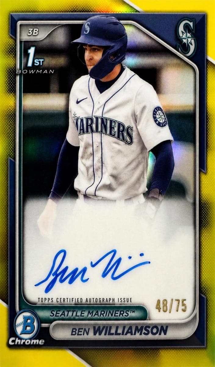 Ben Williamson 2024 bowman Bowman Chrome Prospects