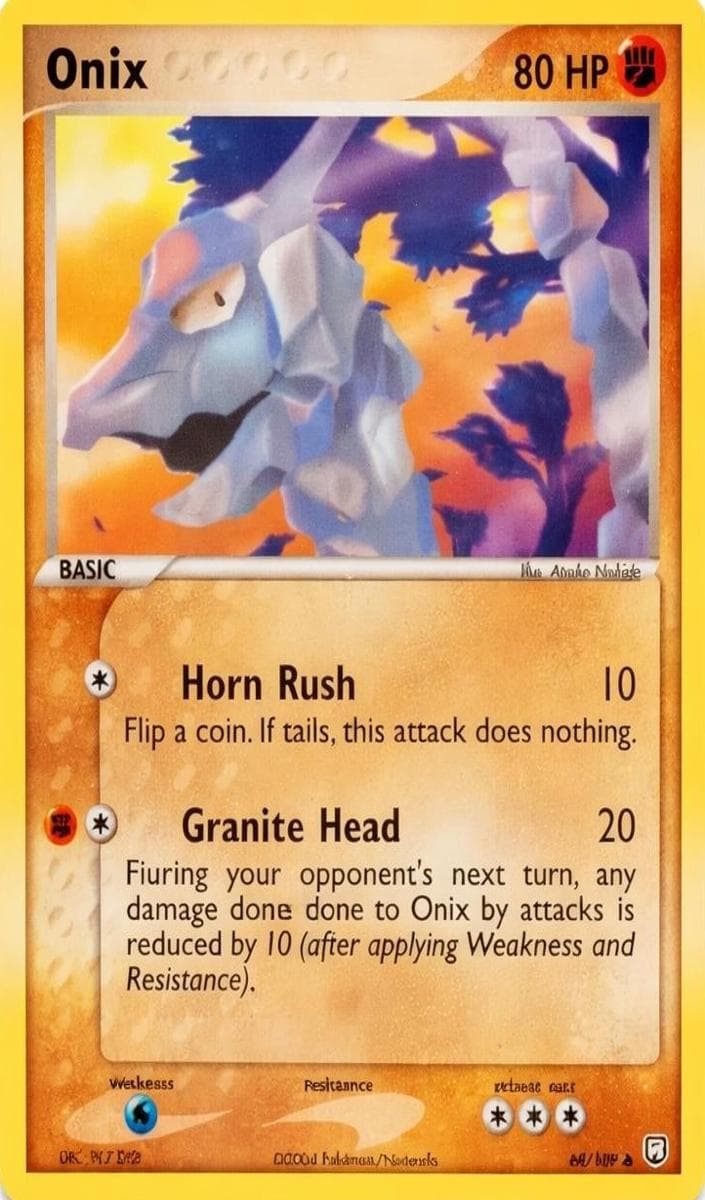 Onix trading card