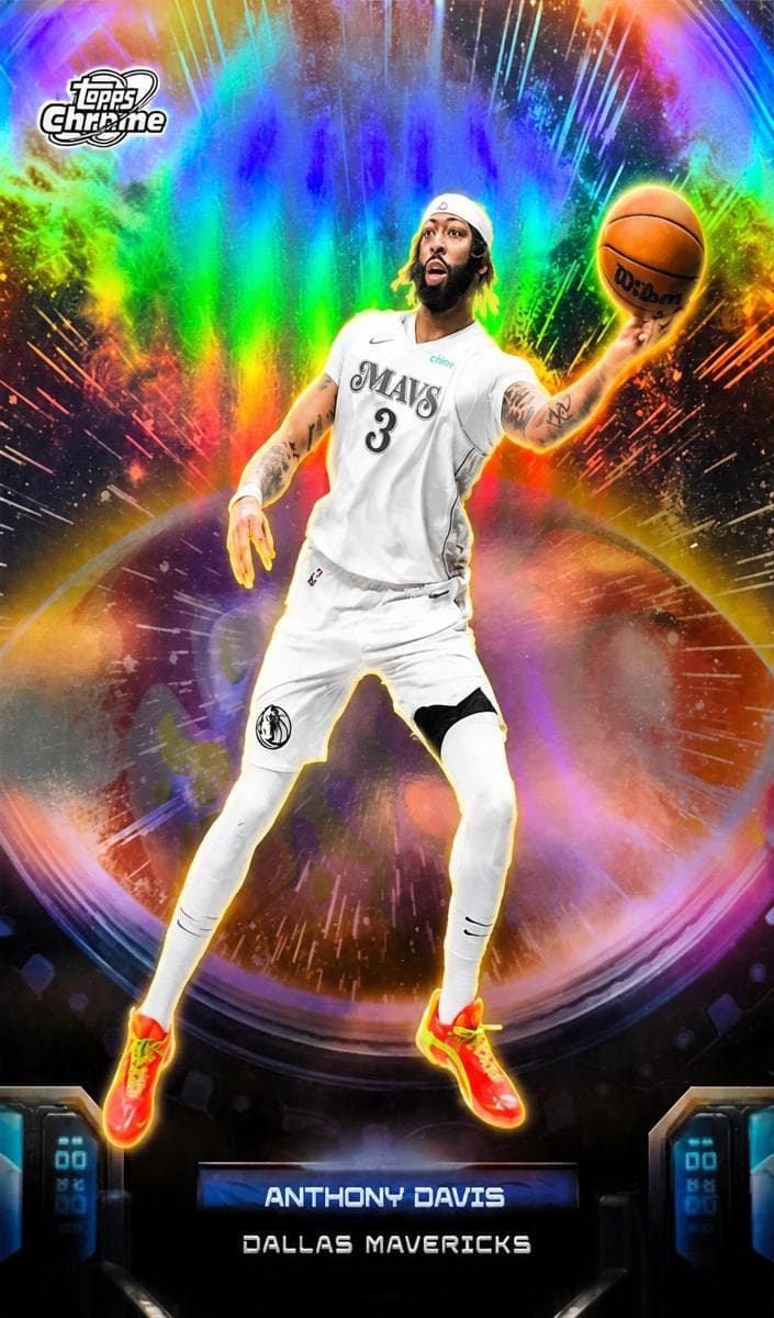 Anthony Davis 2025 topps Topps Cosmic Chrome