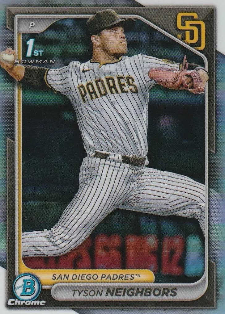 Tyson Neighbors trading card