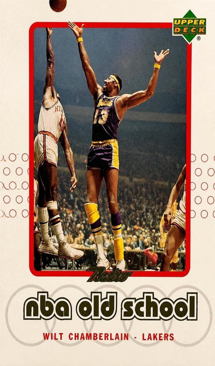 Wilt Chamberlain 1999 upper-deck Retro