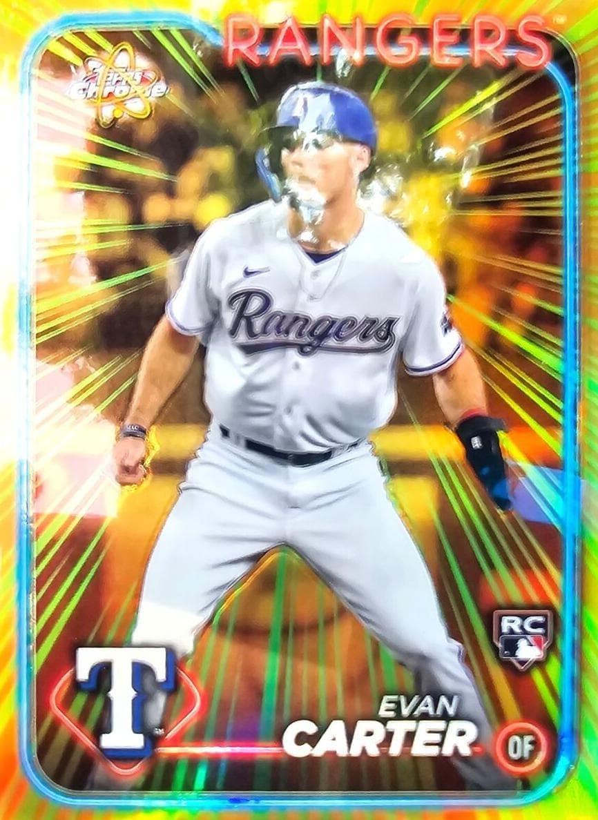 Evan Carter 2024 topps Topps Chrome