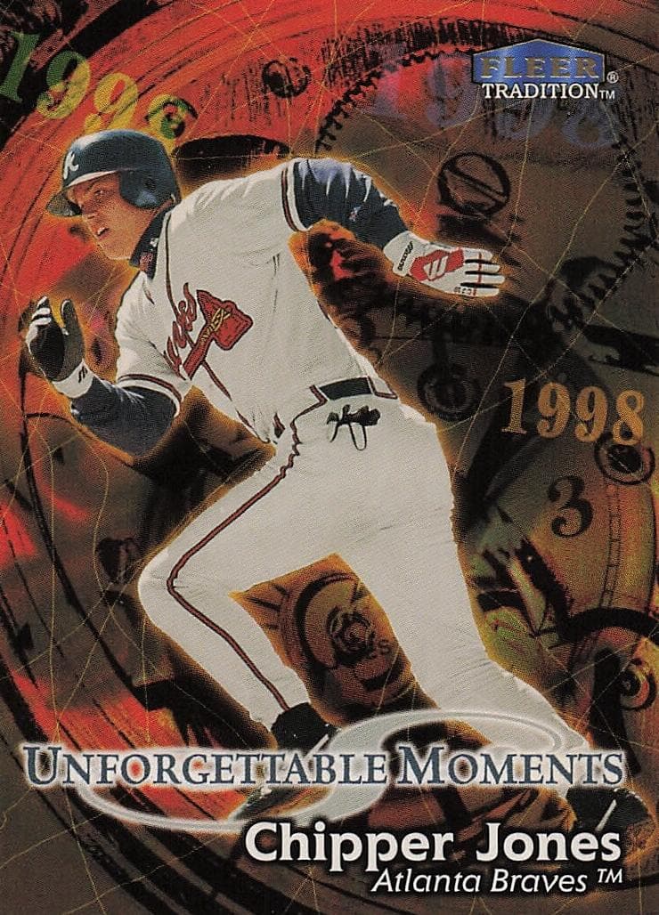 Chipper Jones 1998 fleer Fleer Tradition