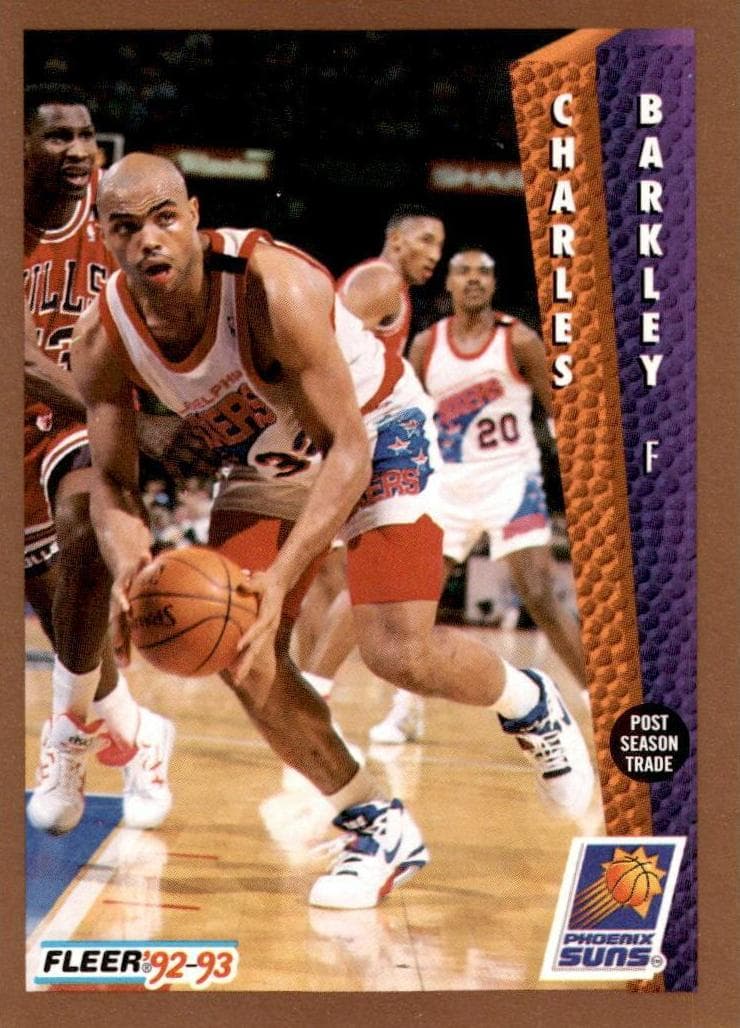 Charles Barkley 1992 fleer