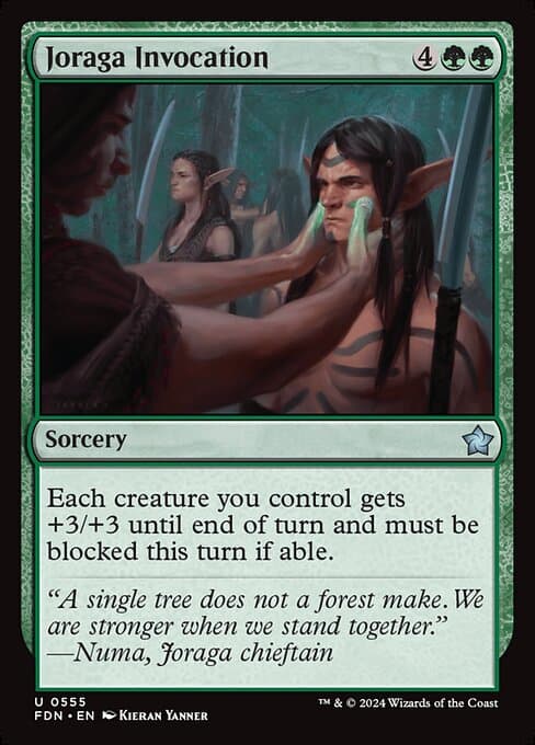Joraga Invocation 2024 Magic: The Gathering Foundations