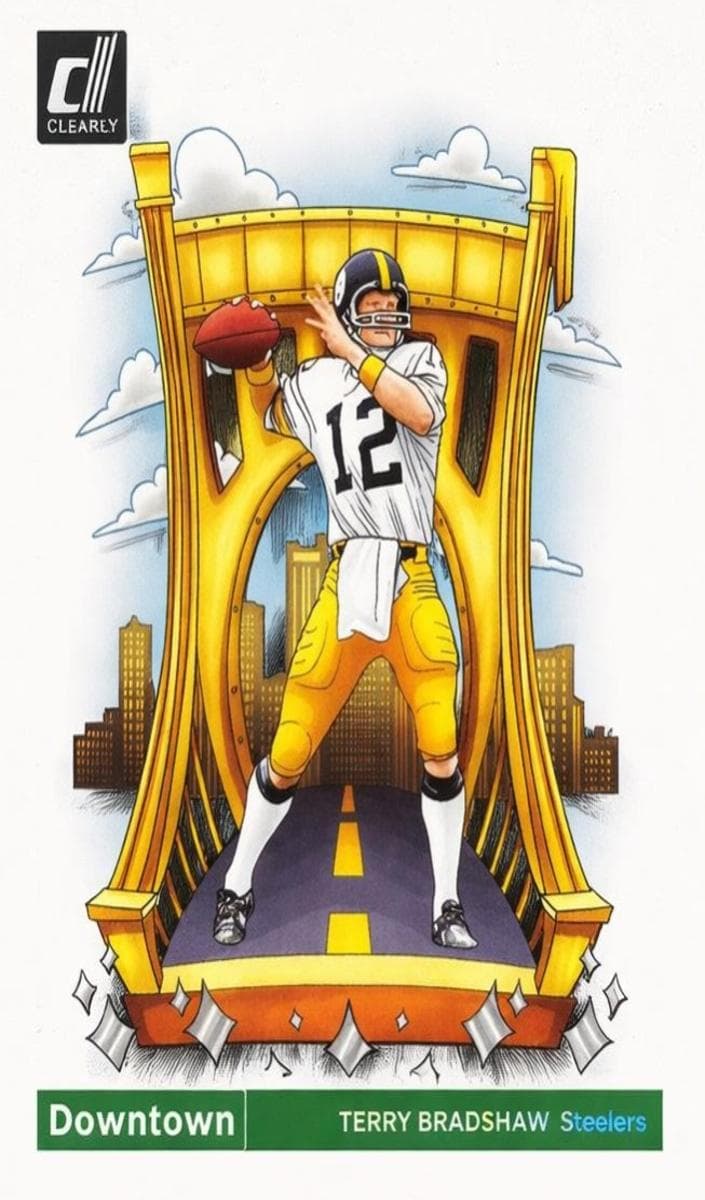 Terry Bradshaw 2024 panini Clearly Donruss