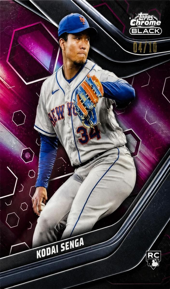 Kodai Senga 2023 topps Topps Chrome Black