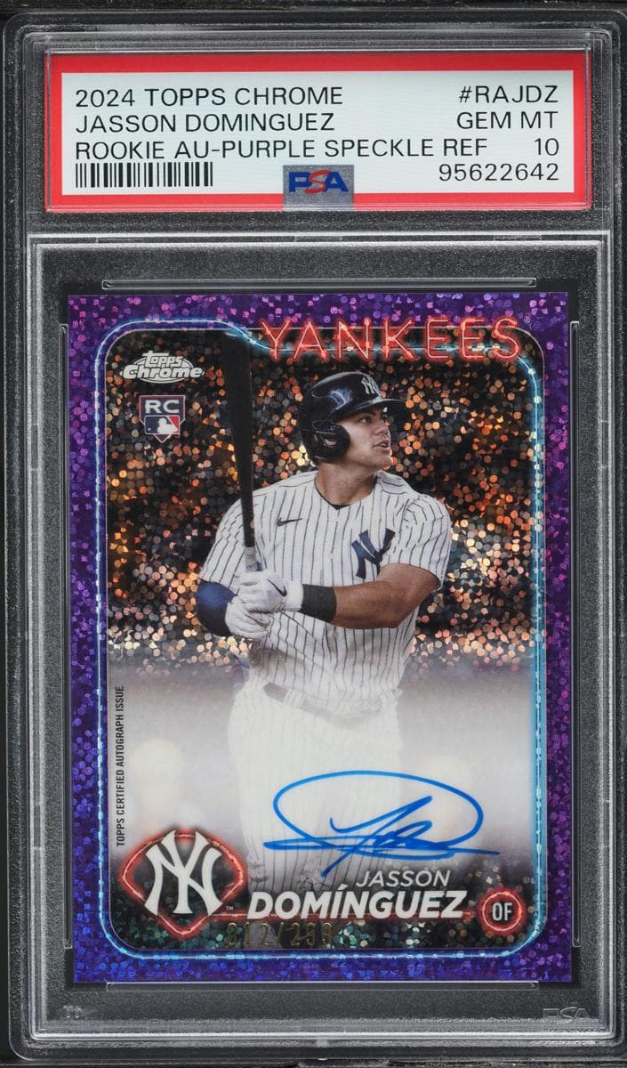 Jasson Domínguez 2024 topps Topps Chrome